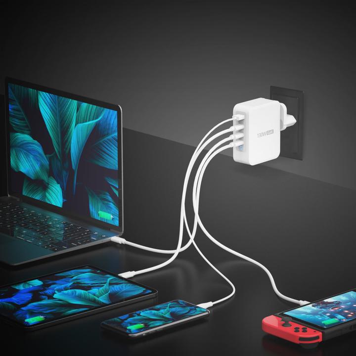 Produktbild j5Create 130W GAN USB-C 4-PORT CHARGER (130 W)
