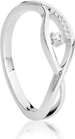 Breuning RING - BRILL. 0,06 Ct. H/si (48, 585/14 K Gold)