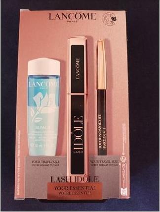 Actual product image Lancôme Lash Idôle Mascara Set 2023 Mascara 01 Noir Mini Khol 01 Noir Bi-Facil Yeux (01 Noir)