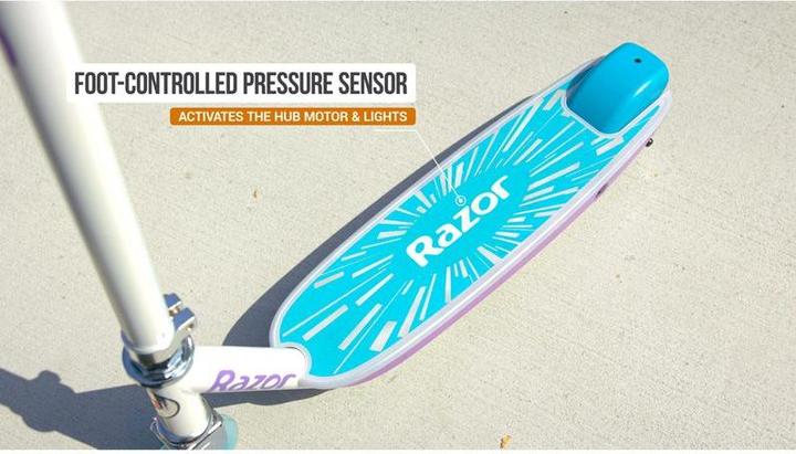 Produktbild Razor E-Scooter E Party Pop White/Purple (12 km/h, 6 km, 80 W)