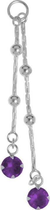 Image du produit Bijouteria Pendentif de piercing ventre (Argent 925, Cristallin)