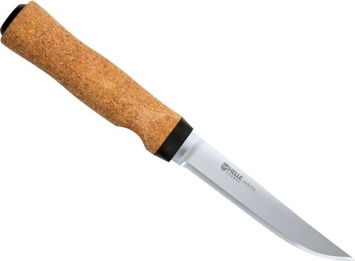 Produktbild Helle Anglermesser HELLEFISK, Sandvik 12C27 Stahl, rostfrei, Lederscheide (12.30 cm)