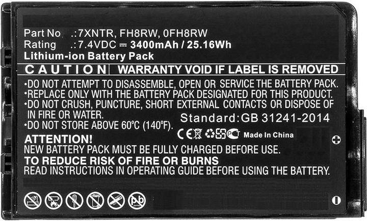 Actual product image CoreParts MBXDE-BA0184 (3400 mAh)