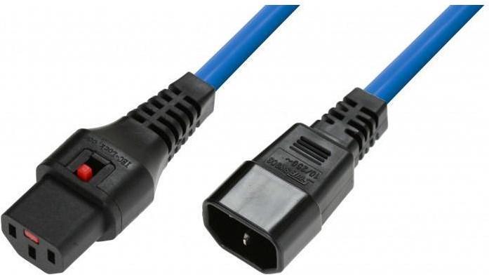 Actual product image Iec Lock device cable 10A (1.50 m, C13)