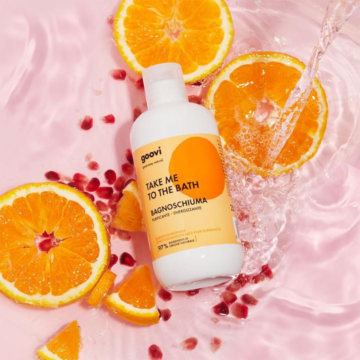 Actual product image Goovi TAKE ME TO THE BATH bath foam cleansing and invigorating foam (250 ml, Bath truffles)