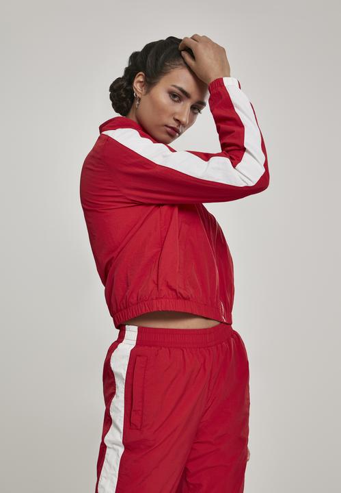 Immagine prodotto Urban Classics Giacca da ginnastica corta a strisce da donna (M)