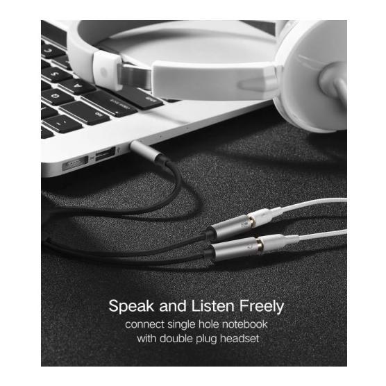 Actual product image Ugreen 3.5mm Headset Splitter (Splinters)