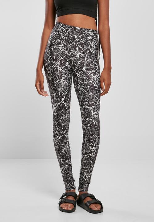 Actual product image Urban Classics Ladies Soft AOP Leggings (4XL)