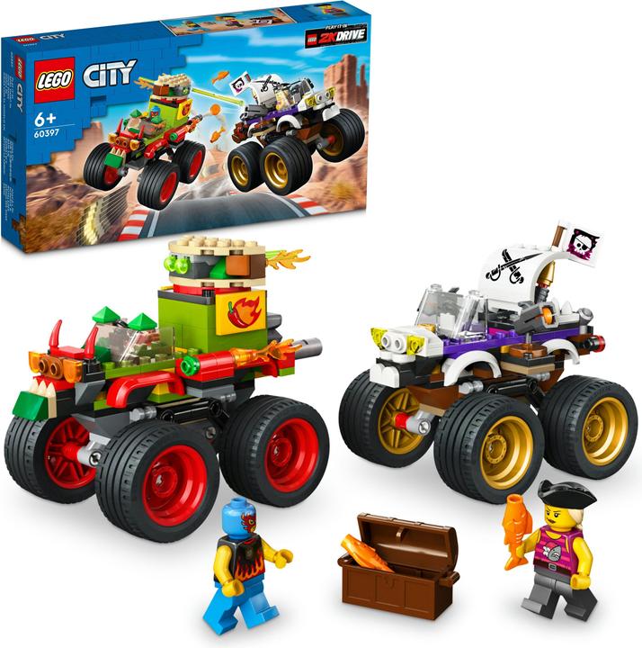 Actual product image LEGO City Monster Truck Combo Set (60397, LEGO City)