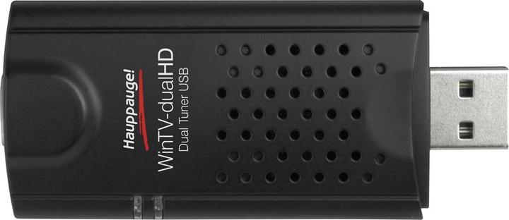 Image du produit Hauppauge Tuner TV Clé USB WinTV-dualHD DVB-C/T2/T avec FB (USB, DVB-T, DVB-C, DVB-T2)