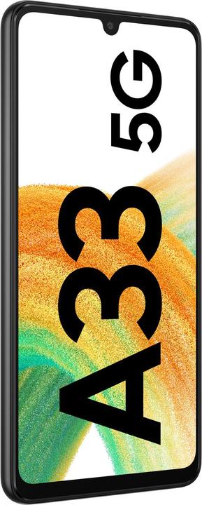 Actual product image Samsung Galaxy A33 5G EU (128 GB, Awesome Black, 6.40", Hybrid Dual SIM, 48 Mpx, 5G)