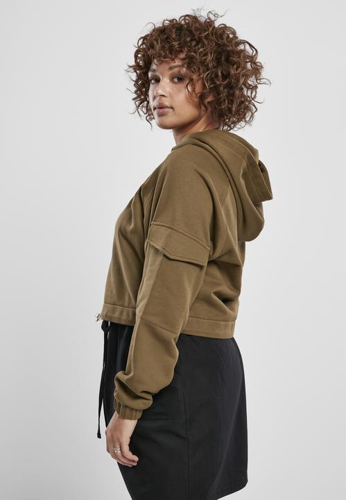 Produktbild Urban Classics Ladies Short Worker Hoody (3XL)