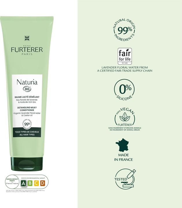 Image du produit Rene Furterer Naturia Baume démêlant Bio (150 ml)