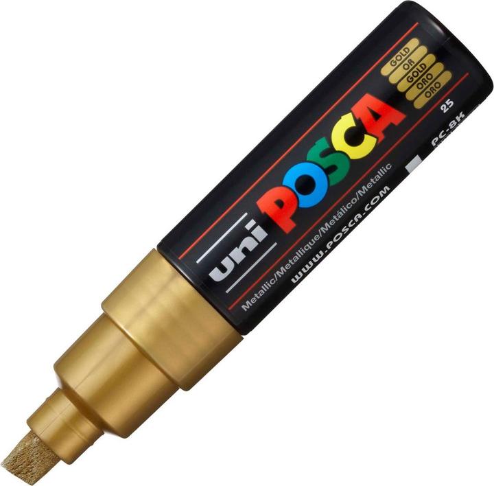 Actual product image Posca Bold Marker PC-8K (Gold, 8 mm, 1 x)