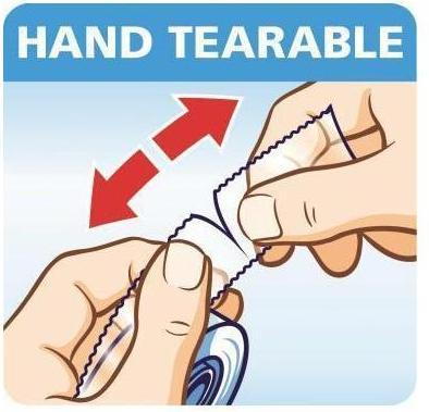 Actual product image tesa tesafilm adhesive tape can be torn by hand (19 mm)