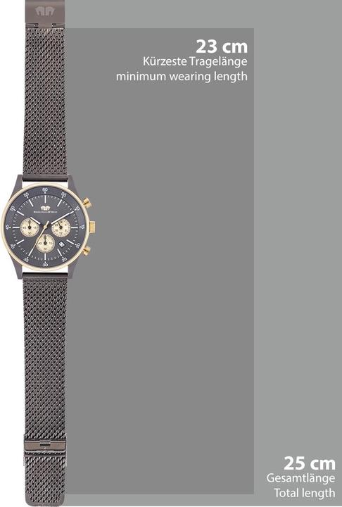 Produktbild Herren Chronograph Goodwill Edelstahl Anthrazit - 30020 (Chronograph, 43 mm)