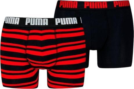 Puma Herren-Boxershorts „Everyday Heritage Stripe“ im 2er-Pack (L, 2er Pack)