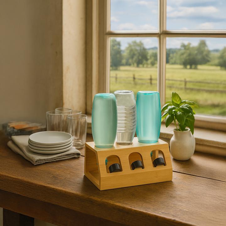 Actual product image Relaxdays Bottle rack