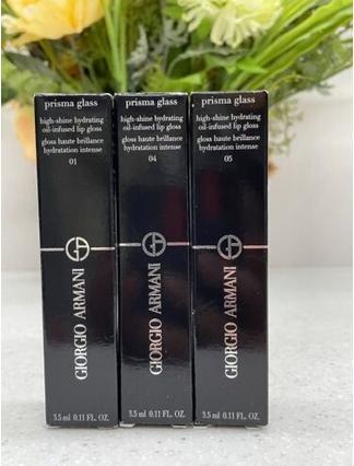 Armani Exchange Armani Lips Prisma Glass Lip Gloss No. 01 - Clear Shine / 3.5 ml