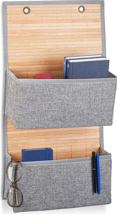 Immagine prodotto Relaxdays Tasca portaoggetti da parete e per porta (1 x, 33 x 12 x 62 cm)