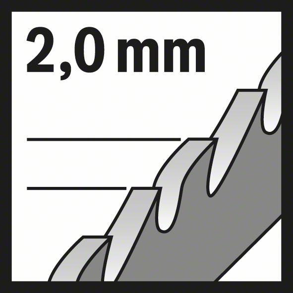 Actual product image Bosch Professional Zubehör Jigsaw blade T 121 BF, Speed