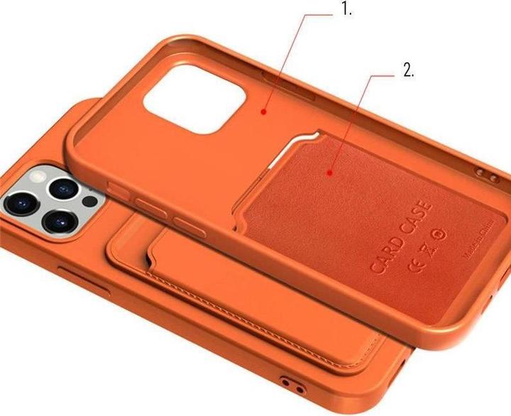 Produktbild Hurtel Card Case Silicone Wallet Wallet With Card Slot Documents For Xiaomi Redmi Note 10 5G / Poco M3 Pro (Xiaomi Redmi Note 10 5G, Xiaomi Poco M3 Pro)