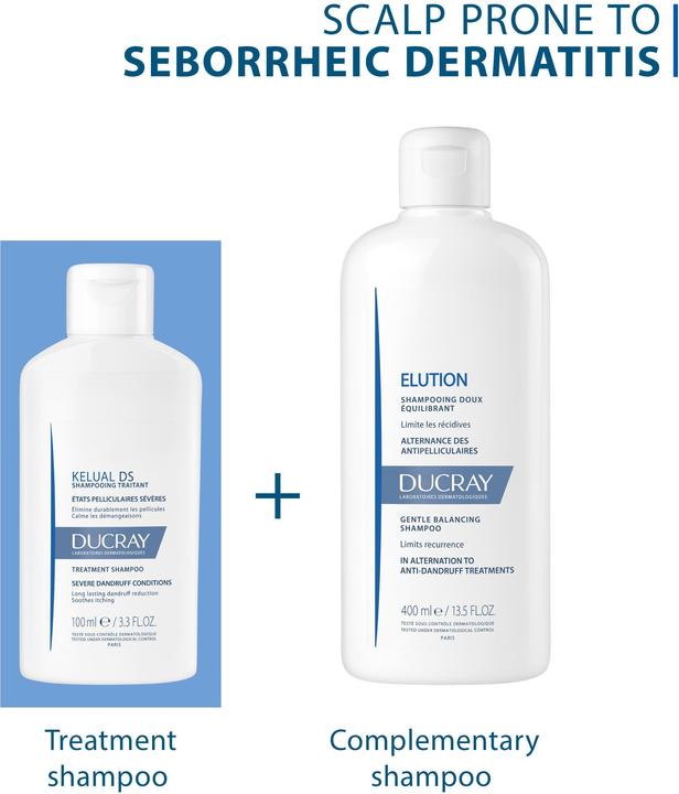 Image du produit Ducray Kelual DS Shampooing traitant antipelliculaire (100 ml, Shampoing liquide)