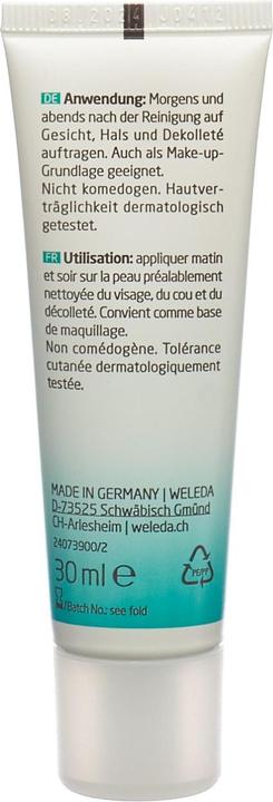 Actual product image Weleda Prickly Pear 24h Moisturizing Cream (30 ml, Day cream)