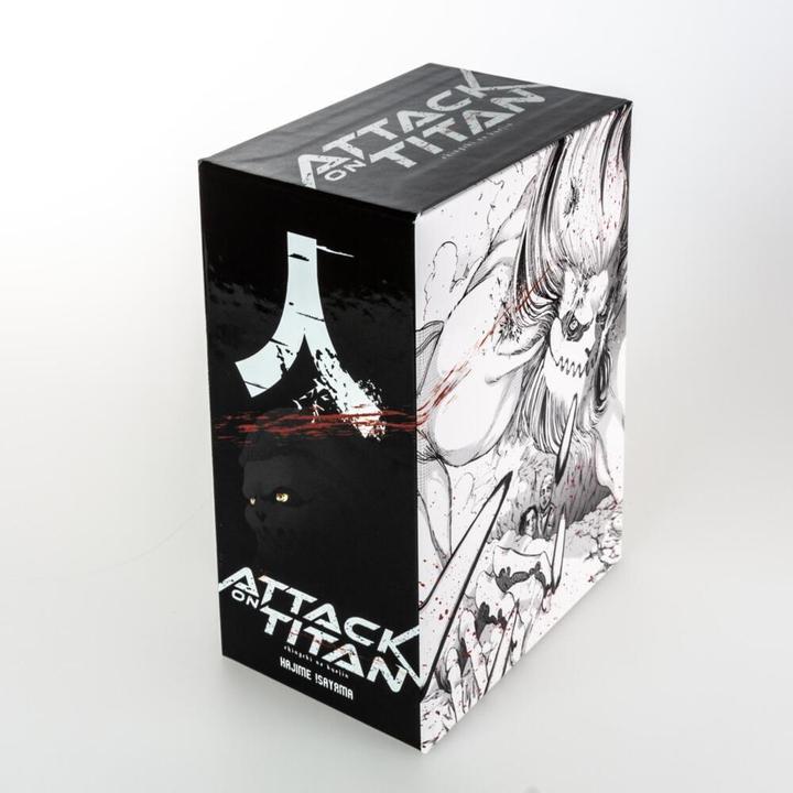Actual product image Attack on Titan, Bände 21-25 im Sammelschuber mit Extra (German, Hajime Isayama, 2019)