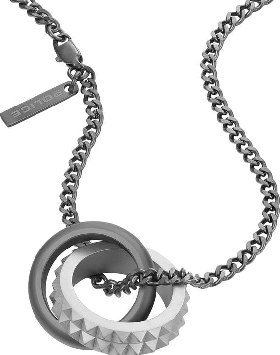 Police Link Halskette (Edelstahl, 50 - 70 cm)