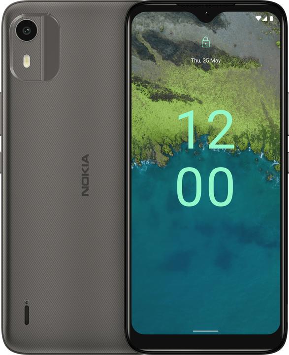 Nokia C12 (64 GB, Charcoal, 6.30", Dual SIM, 8 Mpx, 4G)