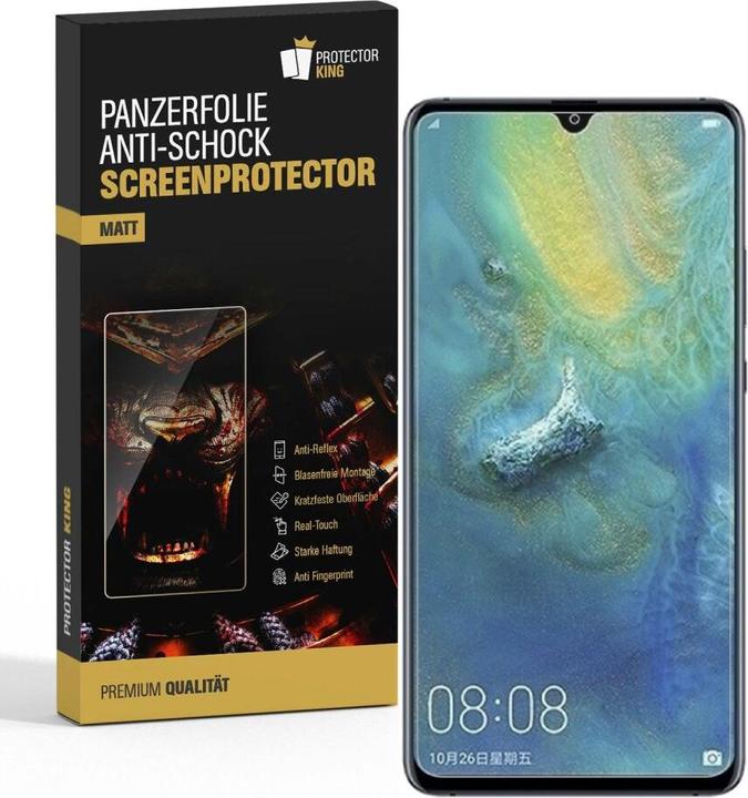 Produktbild Protectorking 6x Panzerfolie Anti-Shock matt entspiegelt (6 Stück, Huawei Mate 20)