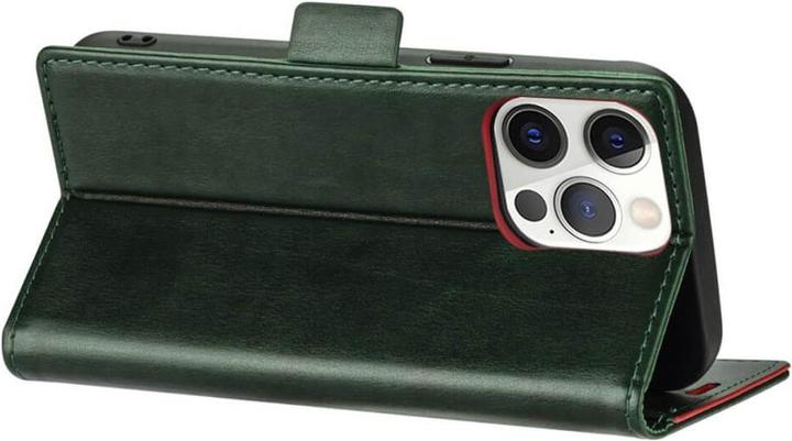 Produktbild N.Bekus iPhone 15 Pro - Flip Case Hülle grün (Apple iPhone 15 Pro)