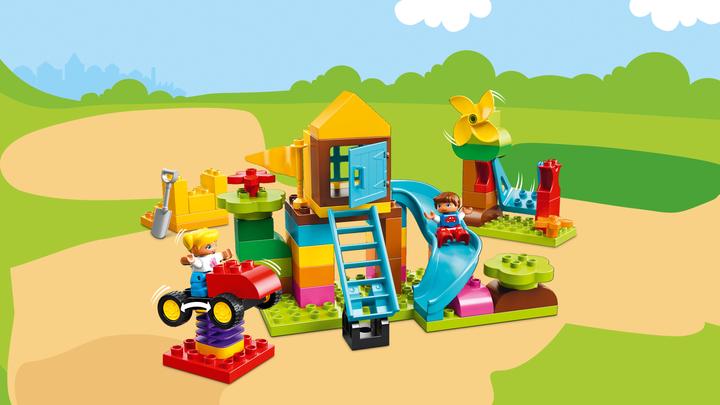 Produktbild LEGO Steinebox mit grossem Spielplatz (10864)