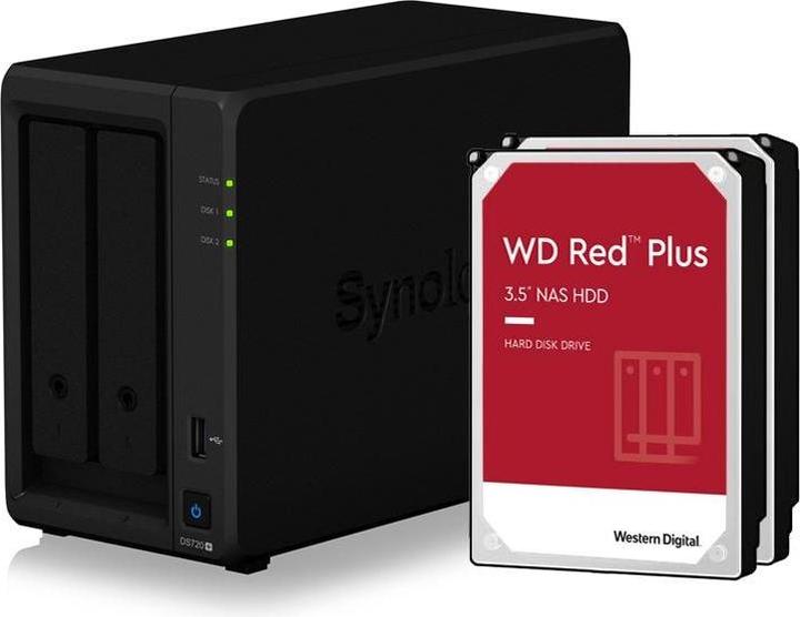 Synology DS720+ (2 x 4 To, WD Red Plus)