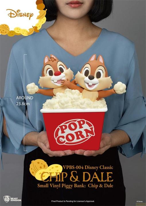 Produktbild Beast Kingdom Disney Piggy Vinyl Spardose Chip & Dale 24 cm