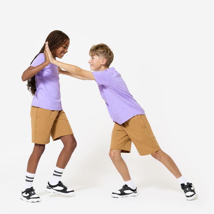 Produktbild Domyos Multisport Shorts Kinder Unisex - braun (12, 13, 14)