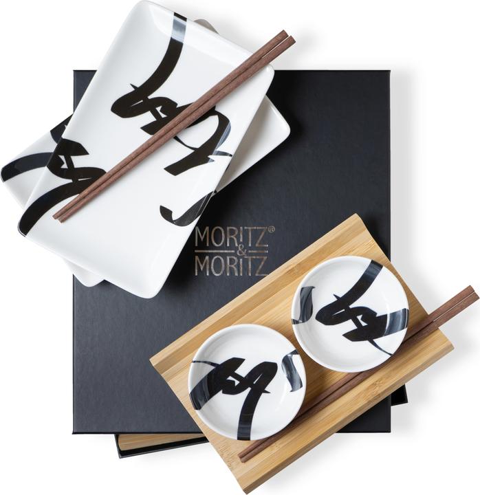 Actual product image Moritz & Moritz Sushi Tableware Set for 2 Persons (10 Piece)
