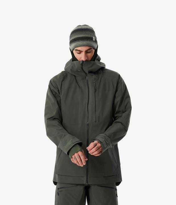 Produktbild Wedze Skijacke Herren warm und atmungsaktiv - FR500 dunkelgrün (XXL)