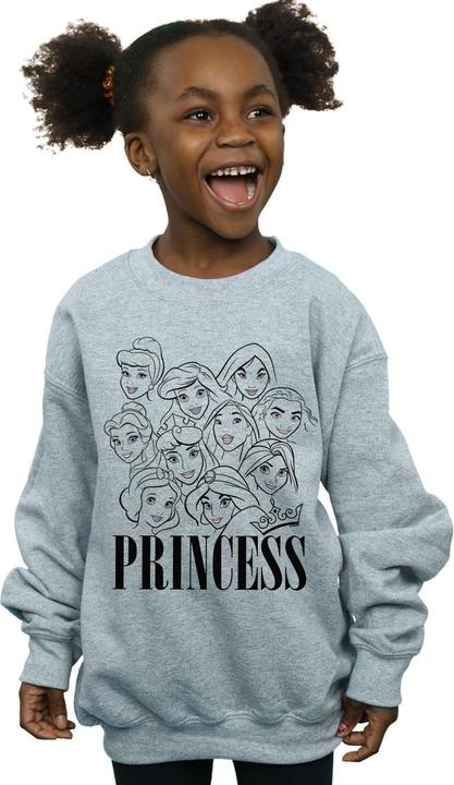 Produktbild Disney Princess Multi Faces Sweatshirt Mädchen (104)
