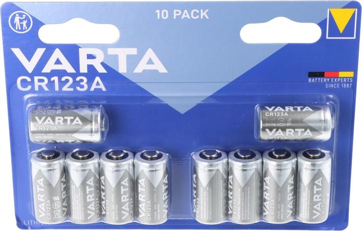Produktbild Varta Photo Lithium (10 Stk., CR123A, 1430 mAh)