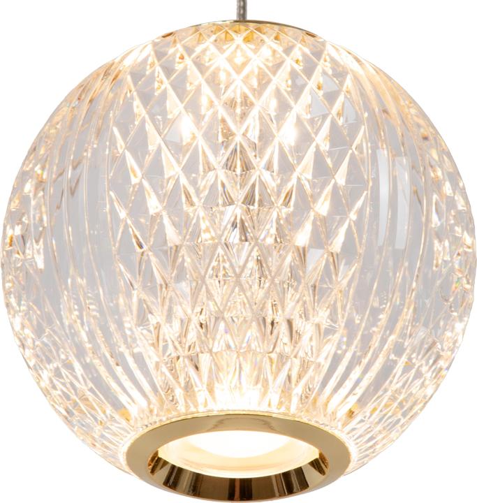 Actual product image Lucide CINTRA - Pendant luminaires - LED - 1x21W 2700K - Transparent 13499/21/60 (290 lm)