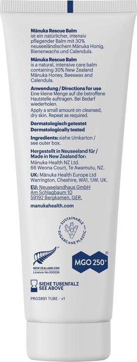 Immagine prodotto Manuka Health Mānuka Rescue Balm 50 ml (Crema corpo, 50 ml)