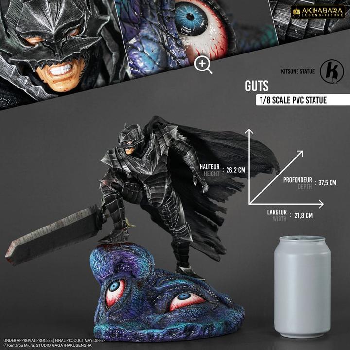 Produktbild Kitsune Statue Berserk Akihabara Legend 1/8 Guts (Berserker Armor)