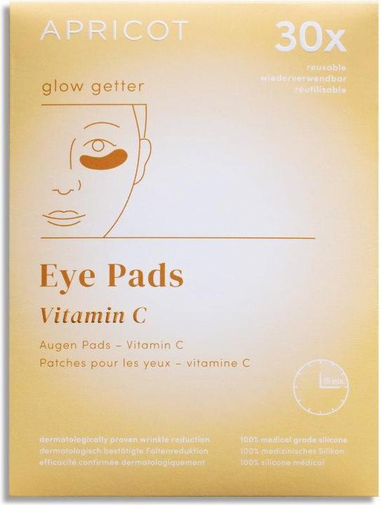 Image du produit Apricot Pads réutilisables pour les yeux à la vitamine C "glow getter". (Patchs)