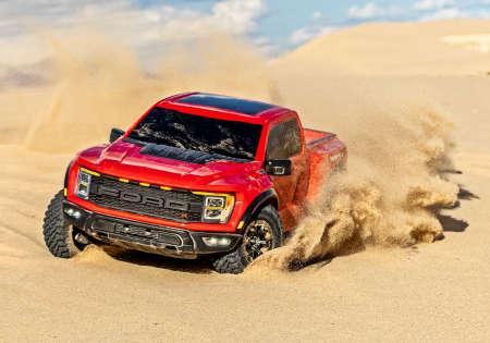 Image du produit Traxxas FORD RAPTOR-R 4X4 VXL ROUGE 1/10 PRO-SCALE RTR BRUSHLESS, SANS ACCU/CHARGEUR (RTR Prêt à fonctionner)