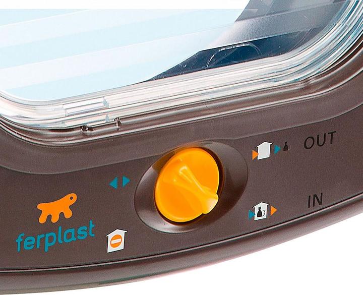 Immagine prodotto Ferplast Swing 9 - Porta per cani di taglia media e gatti di taglia grande marrone (Gattaiola manuale)