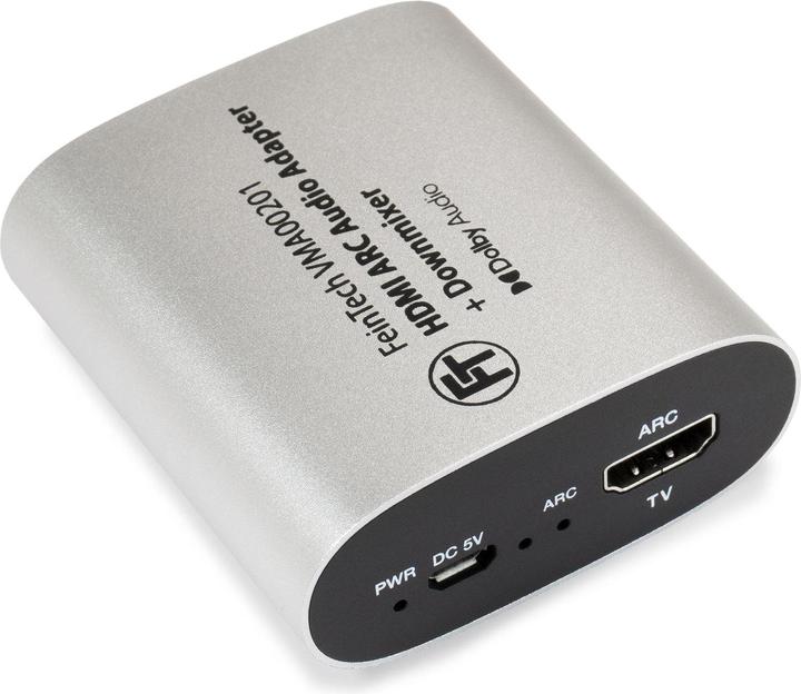 FeinTech VMA00201 HDMI ARC Audio TV-Adapter für Kopfhörer und Soundbar