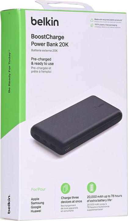 Image du produit Belkin Boost Charge (20000 mAh, 15 W, 74 Wh)