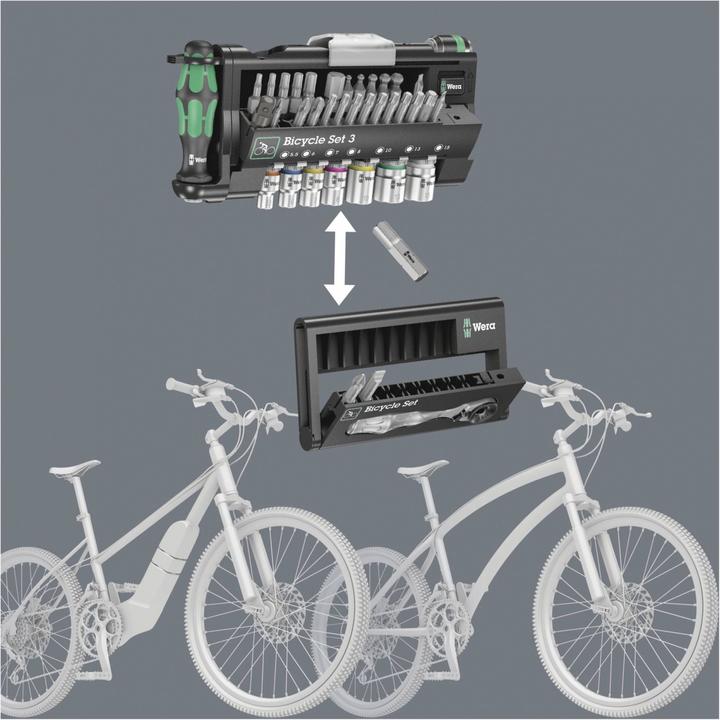 Produktbild Wera Bicycle Set 3 (1/2", 1/4", 3/8", 3/4", 5/16", 10/32")